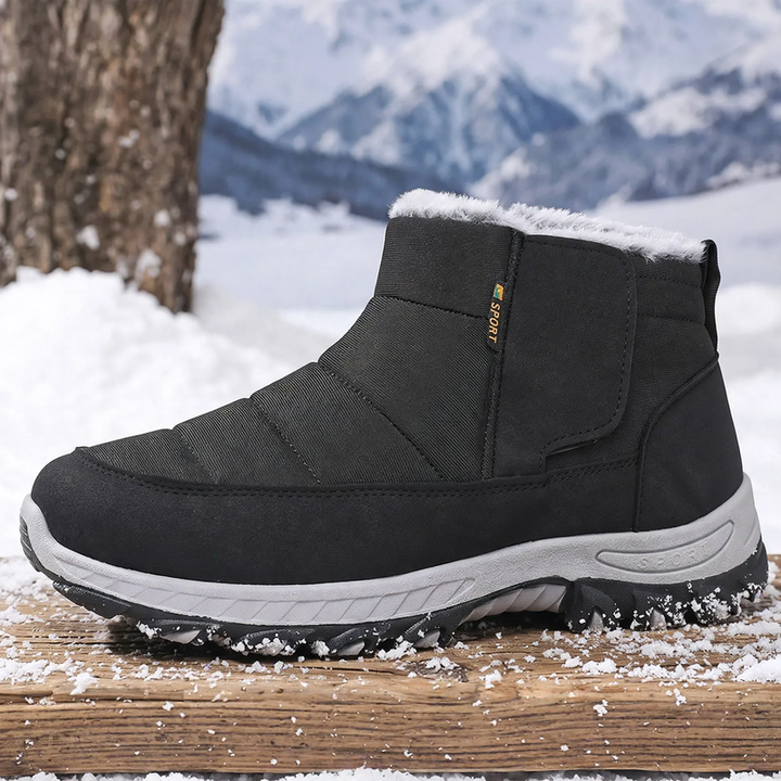 Herren-Winterstiefel mit Klettverschluss