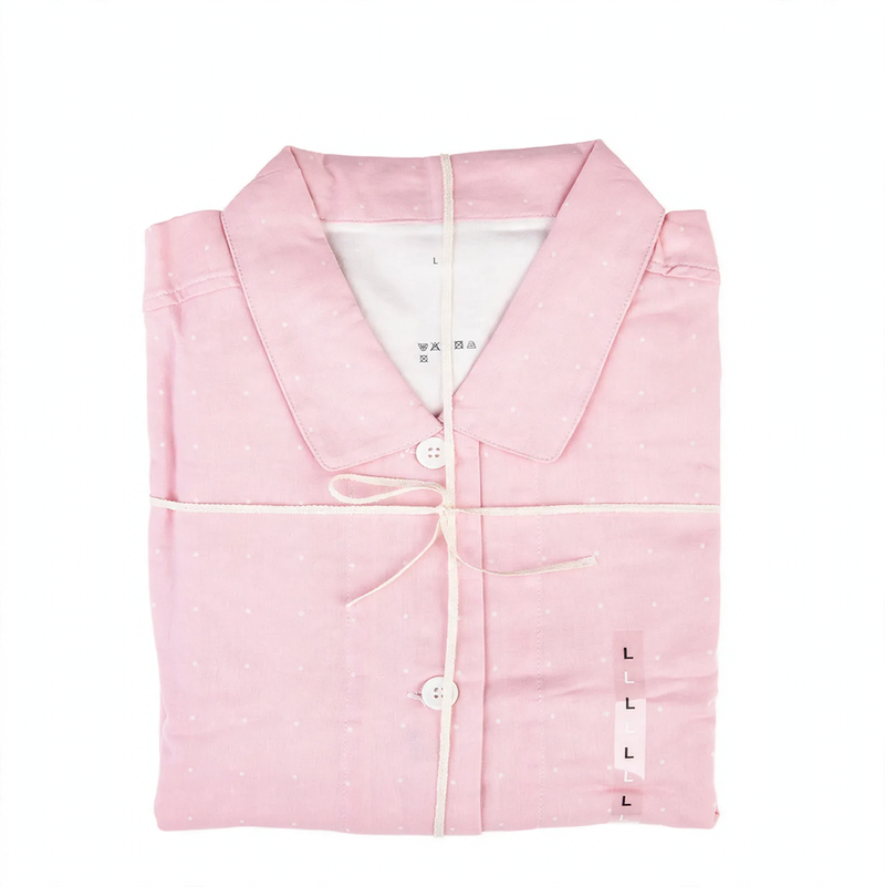 Doppellagiges Baumwoll-Pyjama-Set, kariert, japanischer Stil