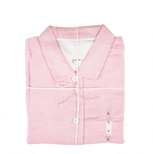 Doppellagiges Baumwoll-Pyjama-Set, kariert, japanischer Stil