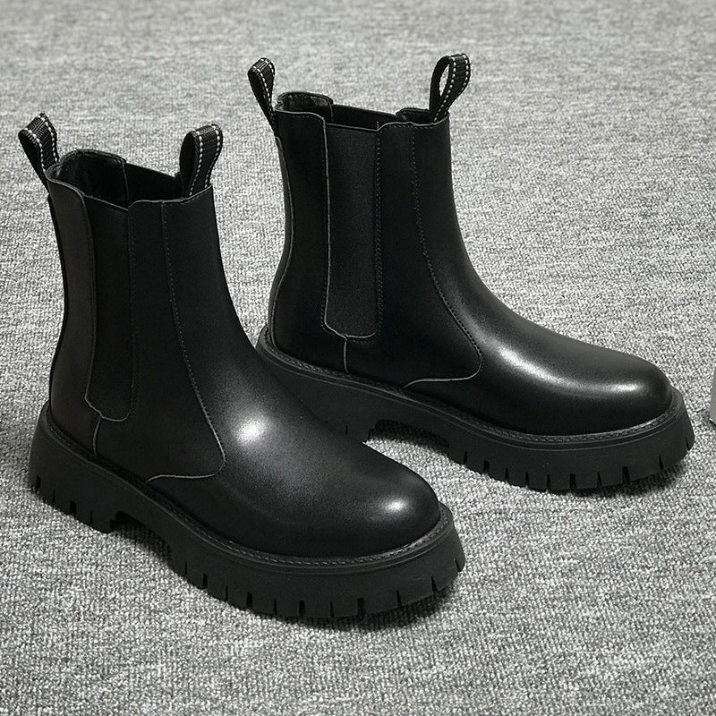Chelsea-Stiefel für Herren, hohe Ausführung, 21271-K
