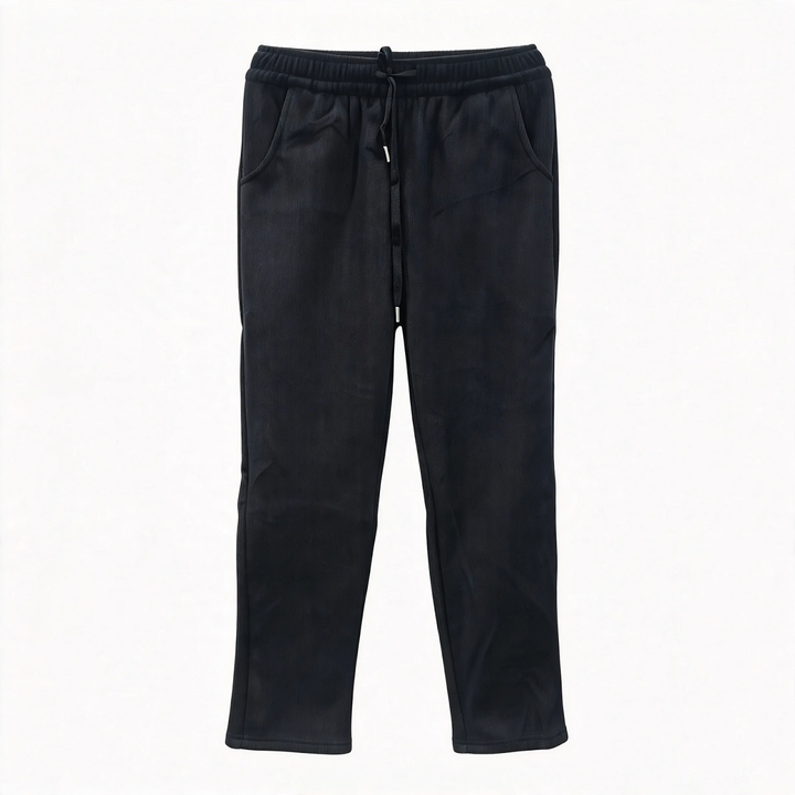 Kord-Hose mit weitem Bein, hoch tailliert, Herbst/Winter