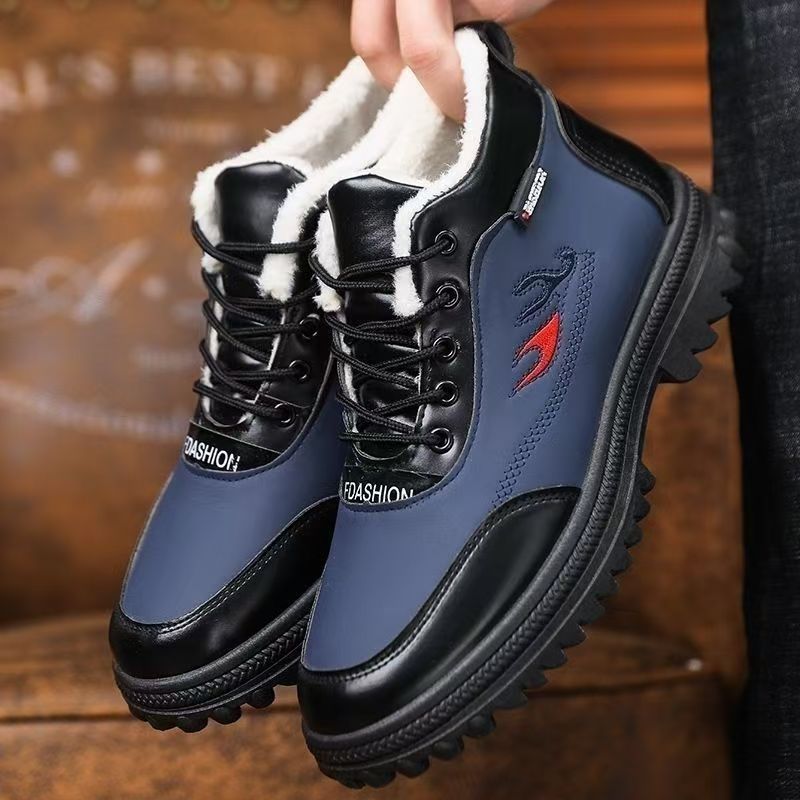 Herren-Winterstiefel, gefüttert, wasserabweisend