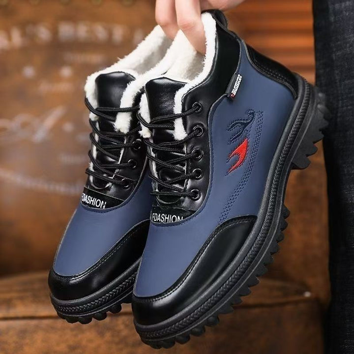 Herren-Winterstiefel, gefüttert, wasserabweisend