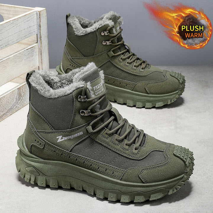 Gefütterte Herren-Outdoor-Stiefel für den Winter