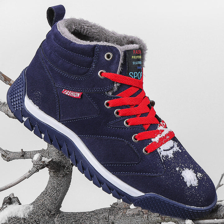 Herren-Winterstiefel, gefüttert, große Größen