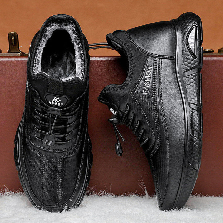 Warme Herren-Winterstiefel, gefüttert