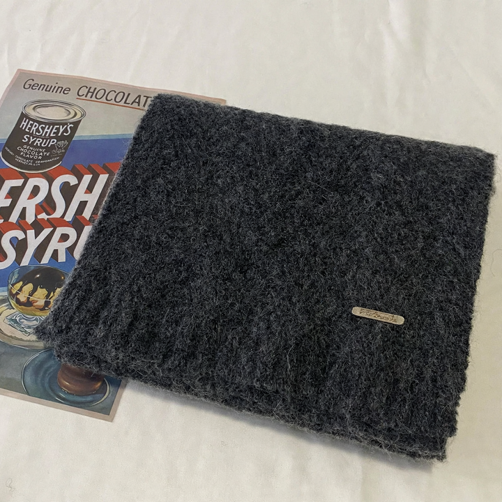 Alpakawoll-Strickschal, dick und weich