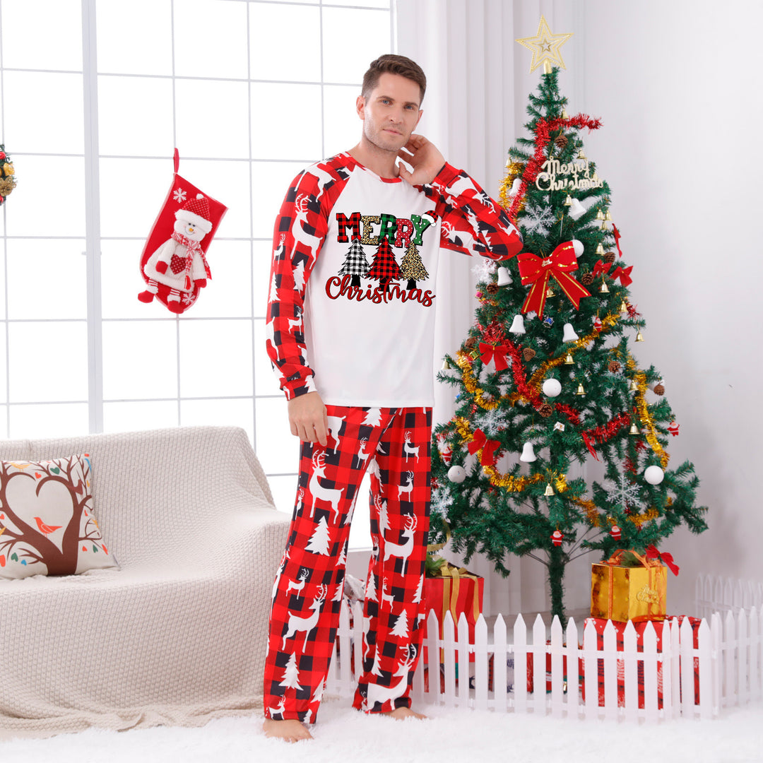 Weihnachts-Schlafanzug-Set für die ganze Familie
