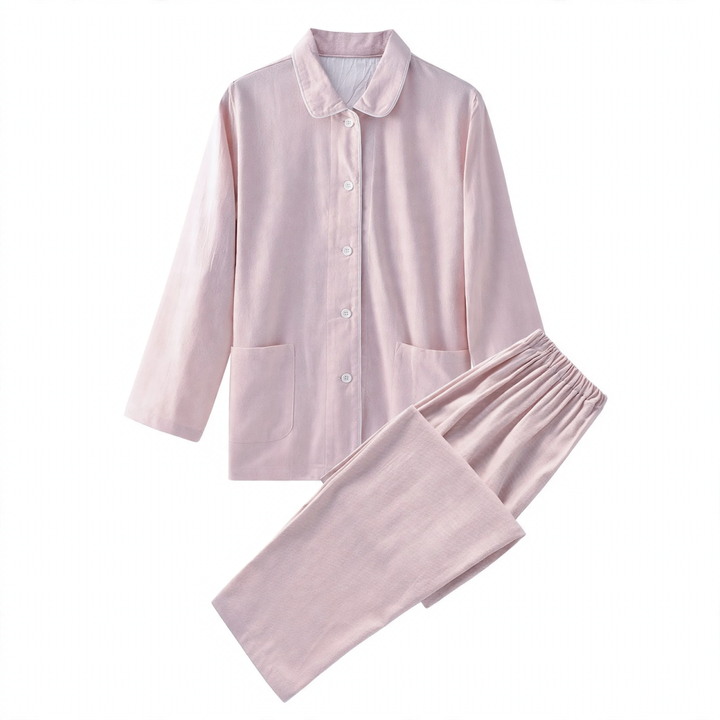 Flanell-Schlafanzug-Set für Damen und Herren