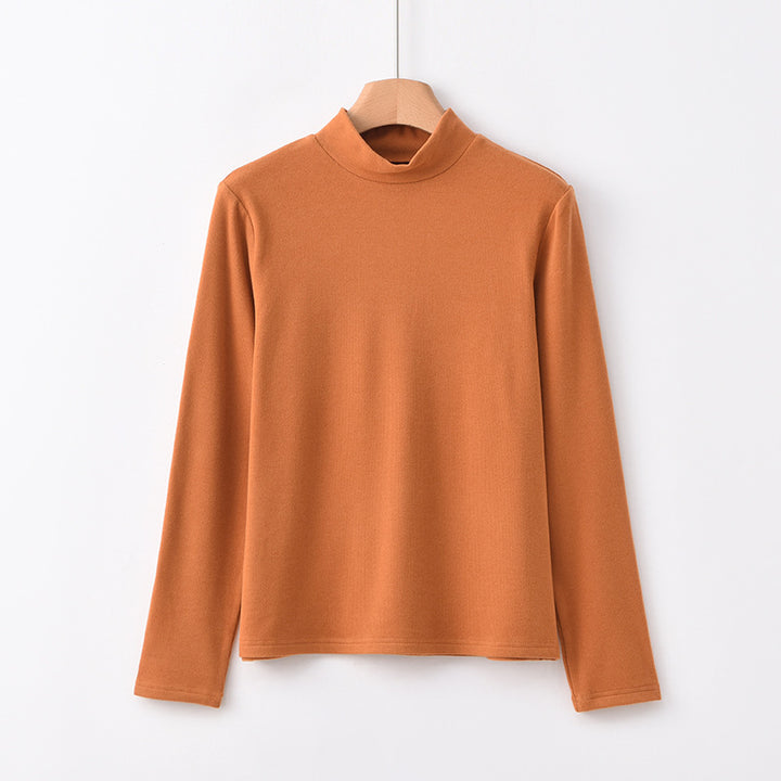 Wärmender Strickpullover mit Stehkragen
