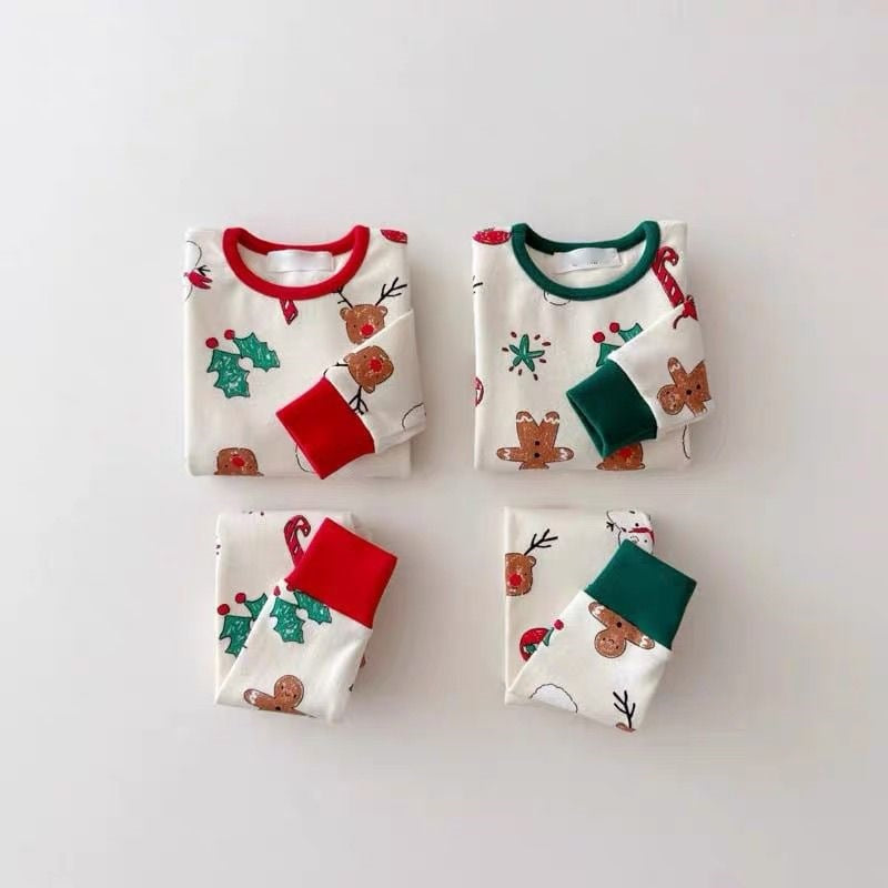 Wärmendes Kinder-Hausanzug-Set für Herbst und Winter