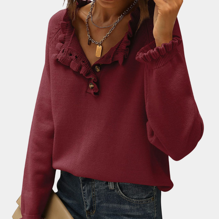 Drune | Moderner Pullover Für Damen Mit Schlichtem Stil