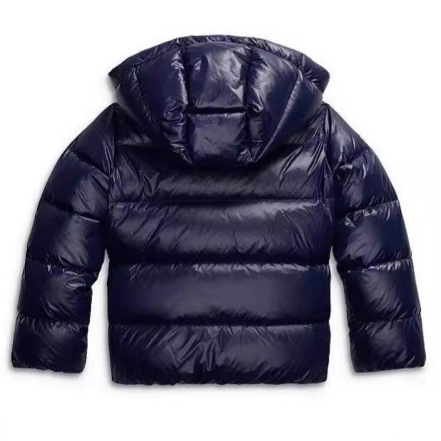 Gefütterte Damen-Kapuzenjacke im modernen Stil