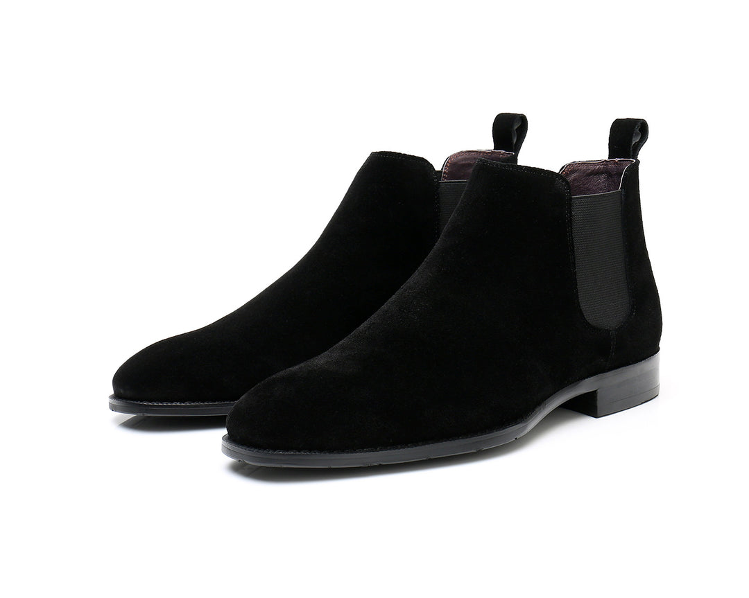 Herren-Chelsea-Boots aus Echtleder, Business-Casual