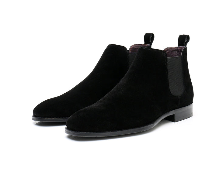 Herren-Chelsea-Boots aus Echtleder, Business-Casual