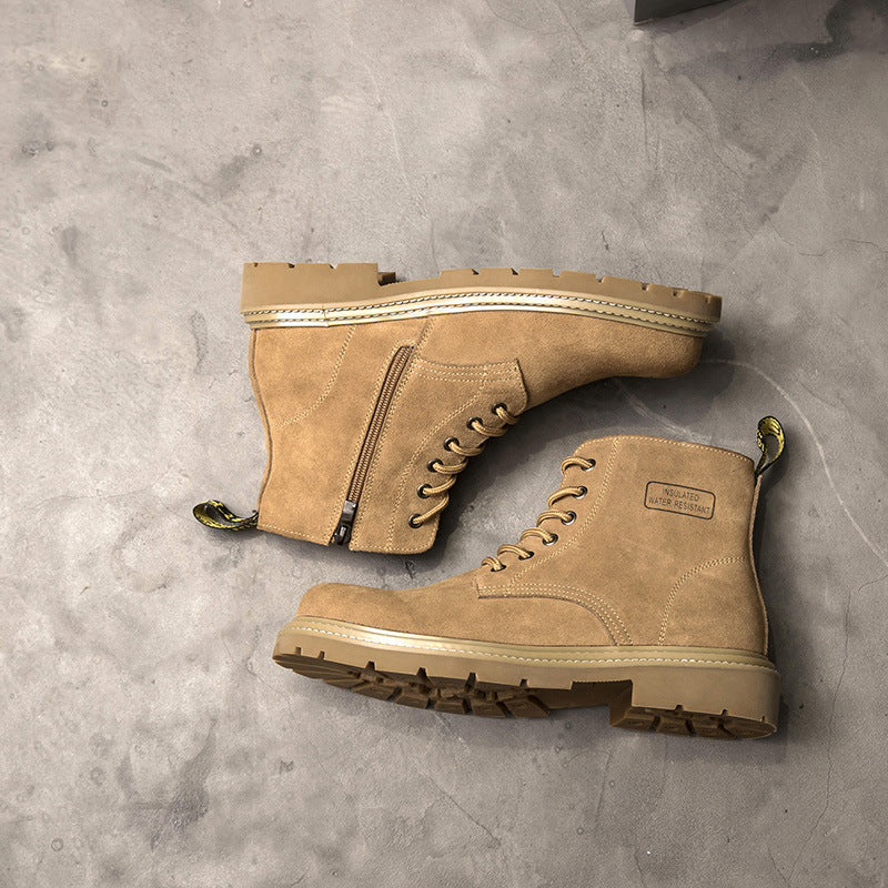 Herren-Stiefel im britischen Stil mit Keilabsatz