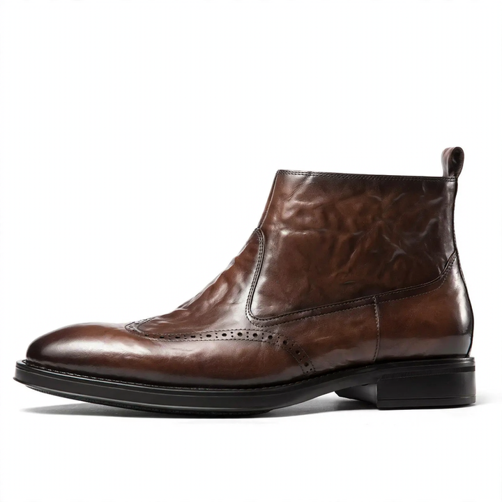 Retro Chelsea-Stiefel mit Warmfutter