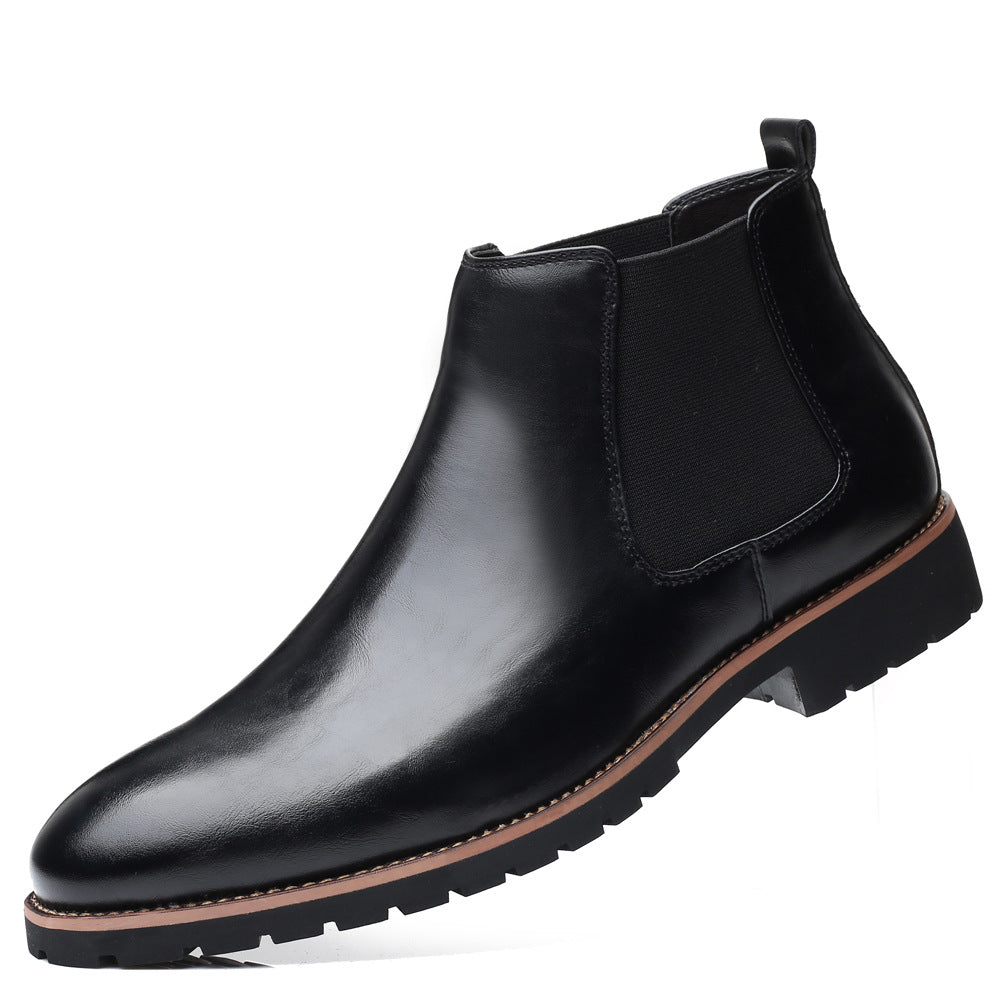 Herren-Chelsea-Stiefel, lässig, spitz zulaufend