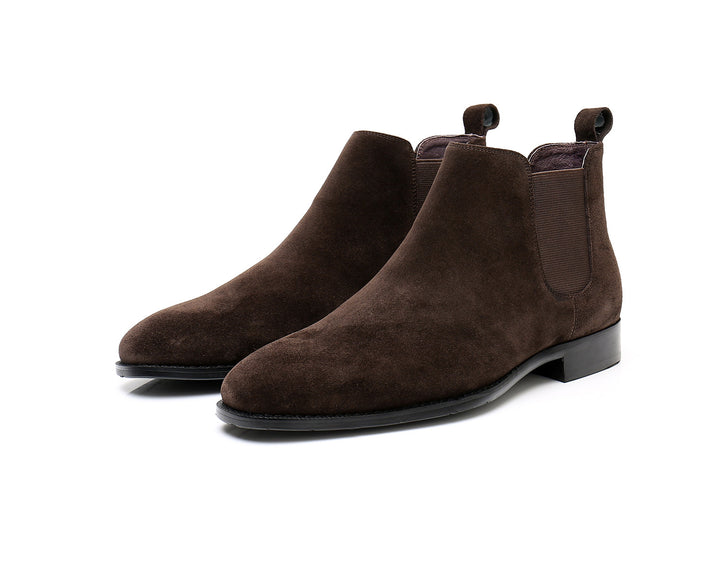 Herren-Chelsea-Boots aus Echtleder, Business-Casual