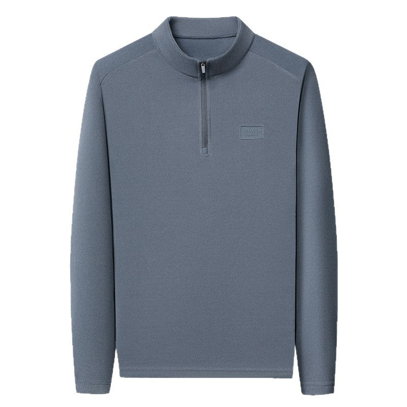 Herren-Sweatshirt mit Reißverschluss und Stehkragen