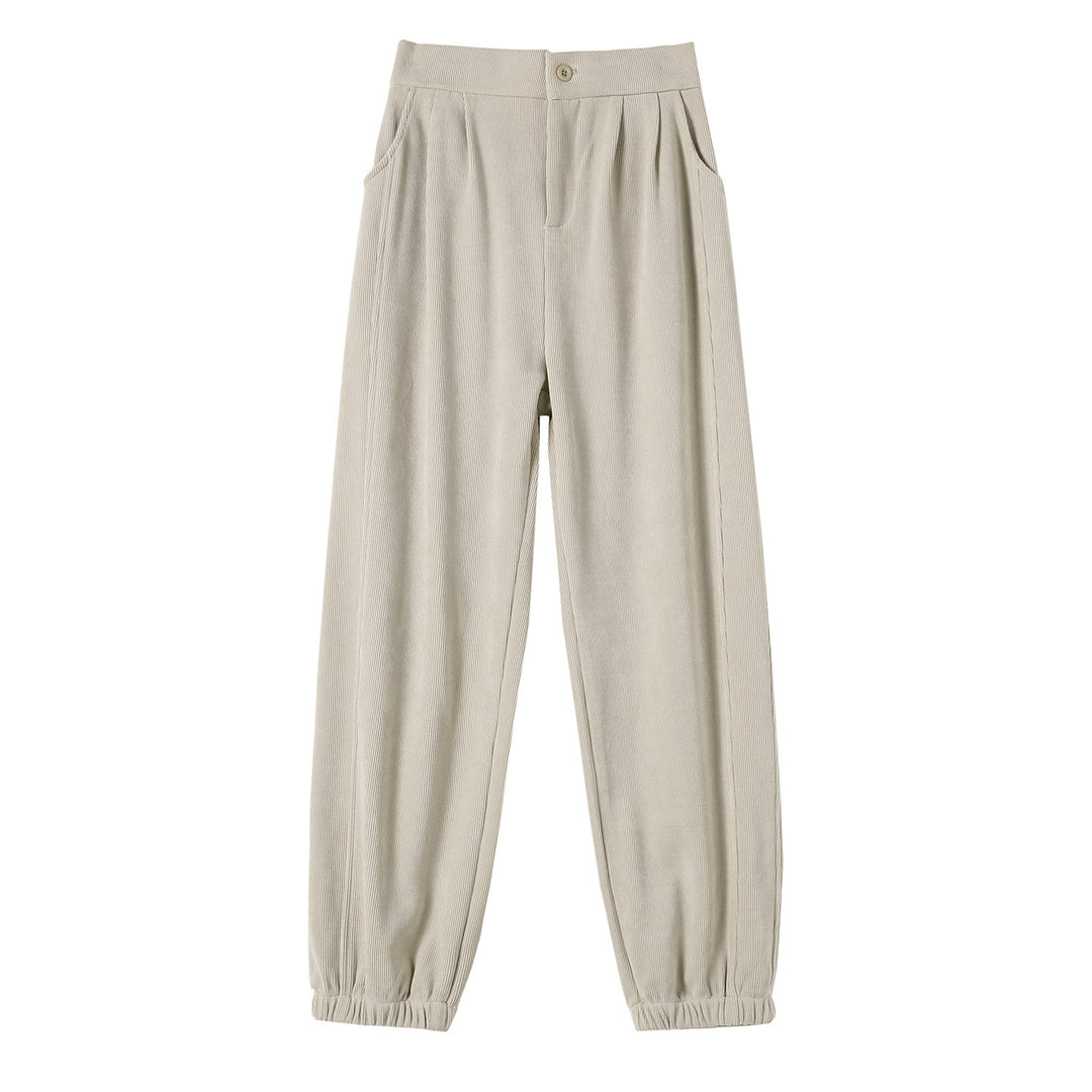 Gefütterte Chenille-Cord-Freizeithose