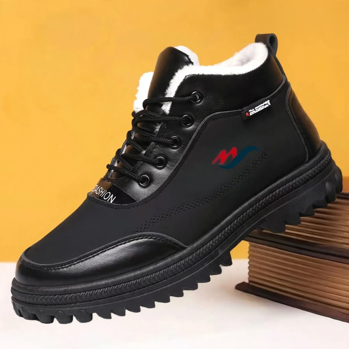 Herren-Winterstiefel, gefüttert, wasserabweisend