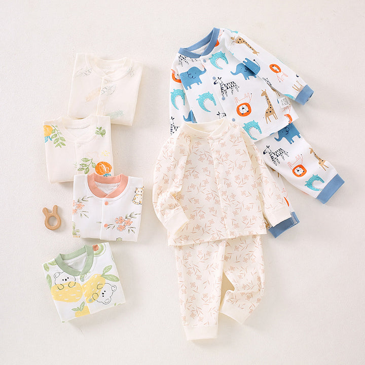 Baby Baumwoll-Schlafanzug-Set, zweiteilig