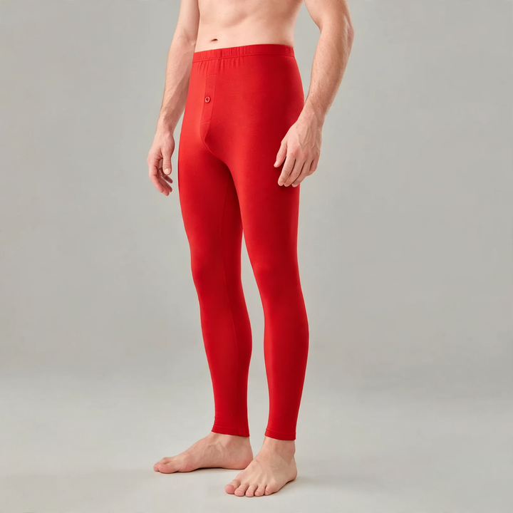 Schlankes Baumwoll-Thermo-Set für Herren