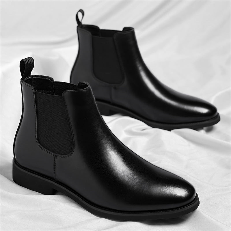 Herren-Chelsea-Stiefel, gefüttert, englischer Stil
