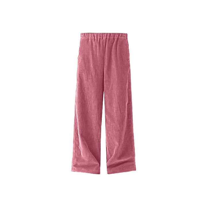 Lockere Cord-Culotte aus reiner Baumwolle