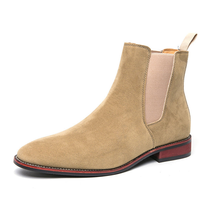 Herren-Chelsea-Boots, Business-Stil, Kunstleder