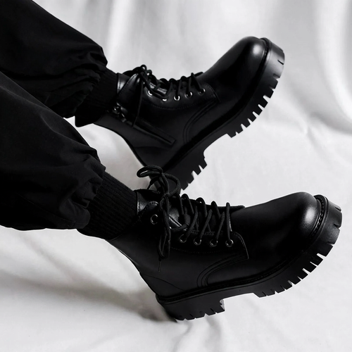 Herren-Winterstiefel mit Reißverschluss, gefüttert