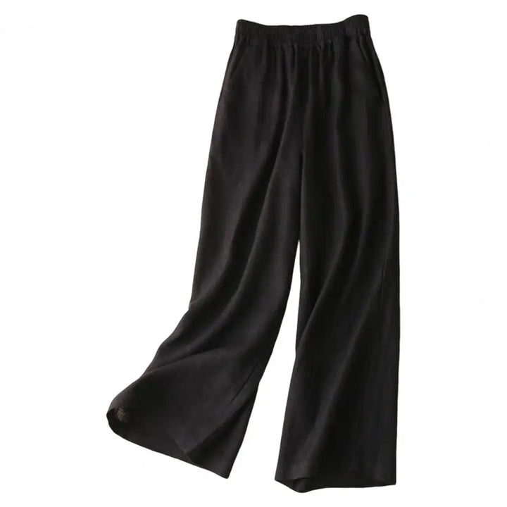 Drune | Weite Leinen Baumwollhose