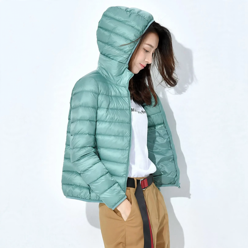 Leichte, taillierte Steppjacke