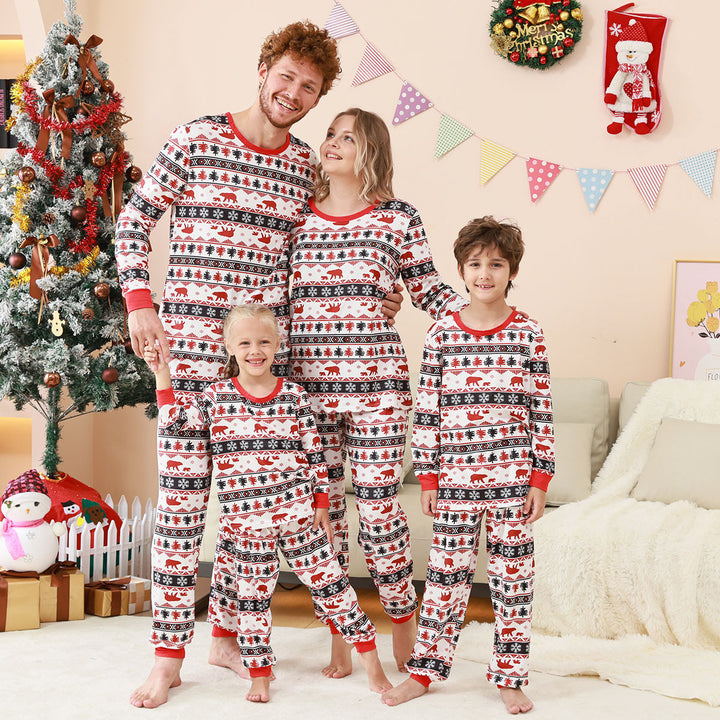 Familien-Schlafanzug-Set mit Karomuster
