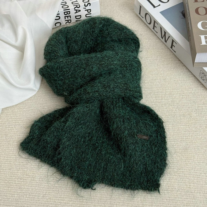 Strickschal aus Alpakawollmischung, 150x20 cm