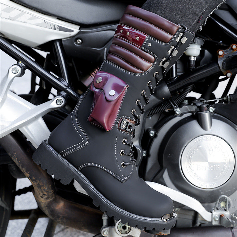 Robuste Herren-Stiefel mit hohem Schaft