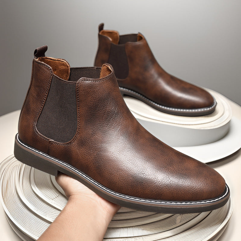 Elegante Herren-Chelsea-Stiefel im britischen Stil