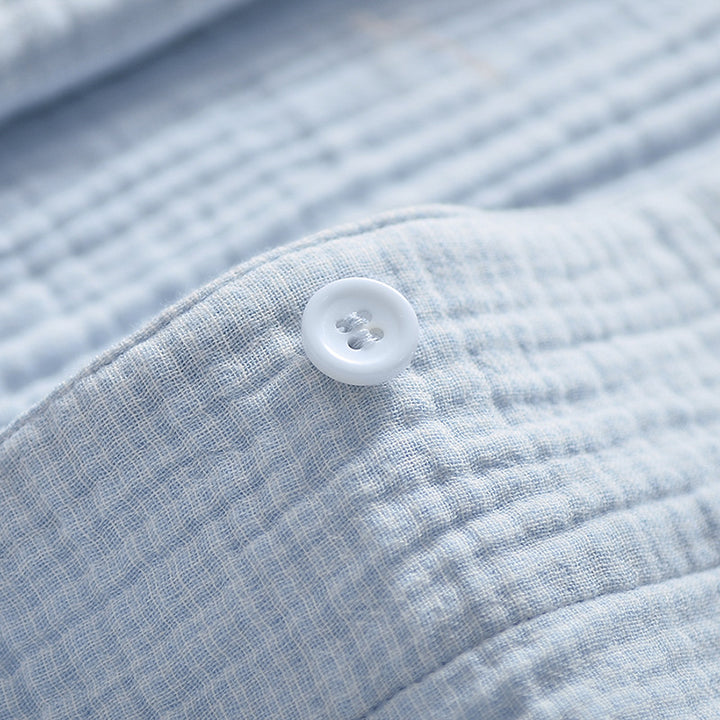 Japanischer Baumwoll-Pyjama aus dreilagiger Gaze