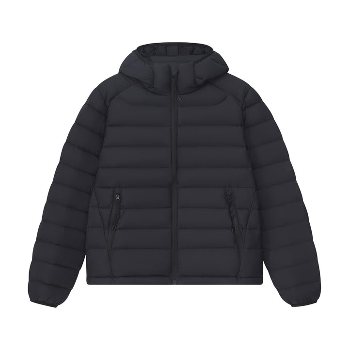 Damen-Daunenjacke mit Kapuze, gesteppt, warm