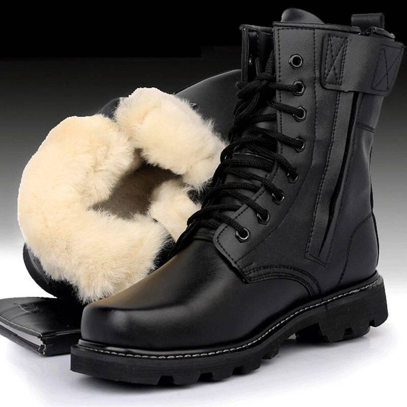 Robuste Herren-Arbeitsstiefel mit hohem Schaft