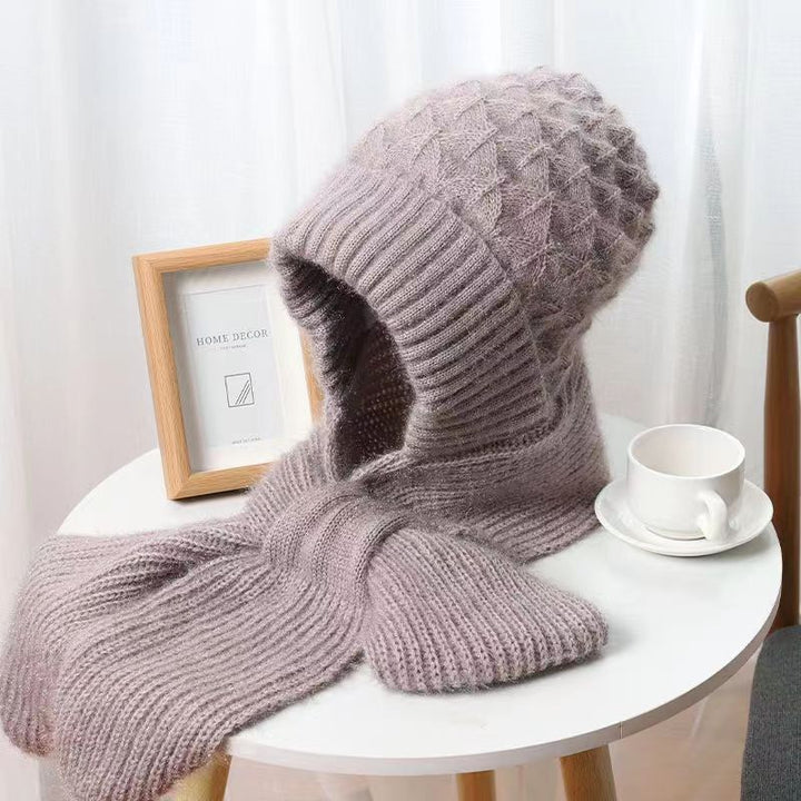 Strickmütze und Schal Set
