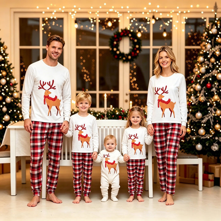 Weihnachts-Familien-Schlafanzug, 3D-Druck