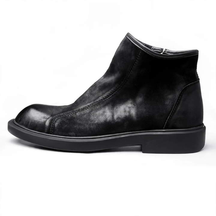 Herren Chelsea-Stiefel aus Rindsleder, flacher Absatz