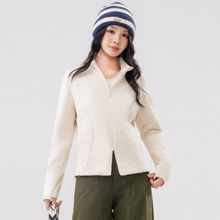 Leichte Unisex-Steppjacke mit Wollfüllung
