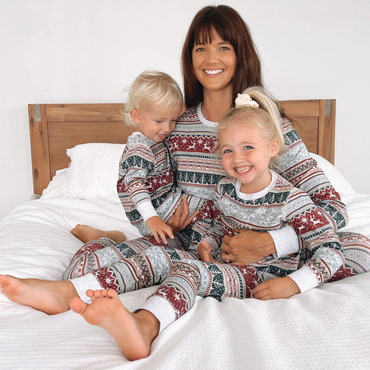 Familien-Schlafanzug-Set, festliches Design für die ganze Familie