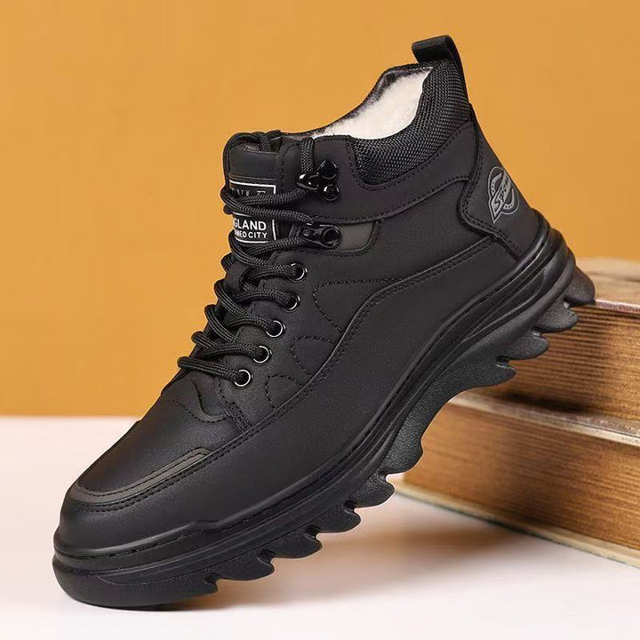 Gefütterte Herren-Winterstiefel, rutschfest