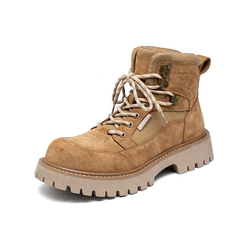 Herren-Stiefeletten 1732, Retro-Stil, mit Plateau