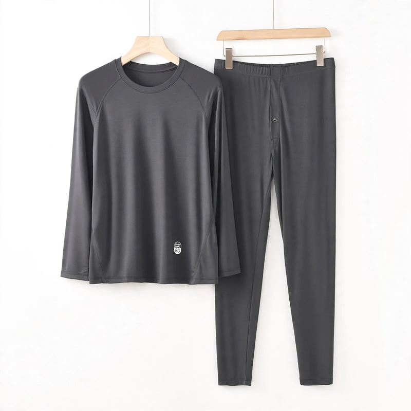 Thermo-Unterwäsche-Set für Damen und Herren, elastisch