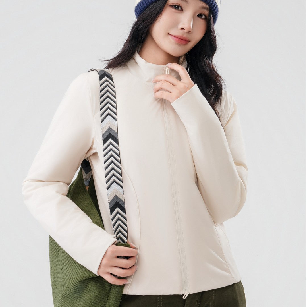 Leichte Unisex-Steppjacke mit Wollfüllung